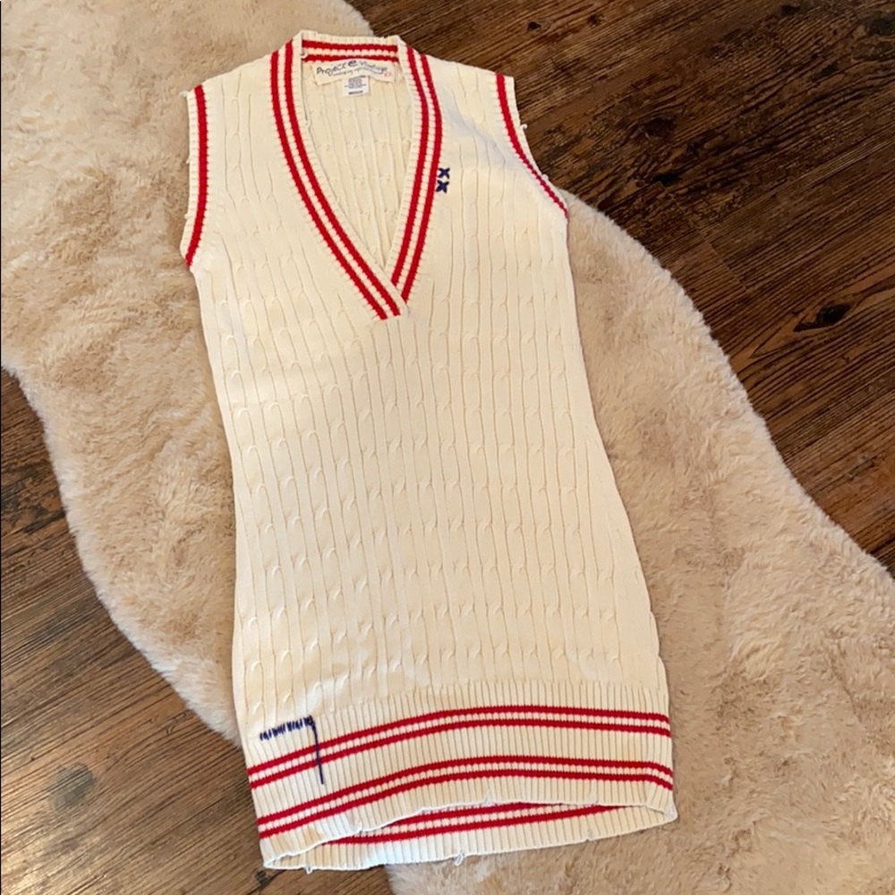 Project Vintage Distressed Sweater Vest